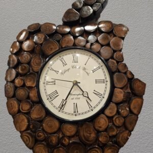 Apple Wooden Wall Clock
